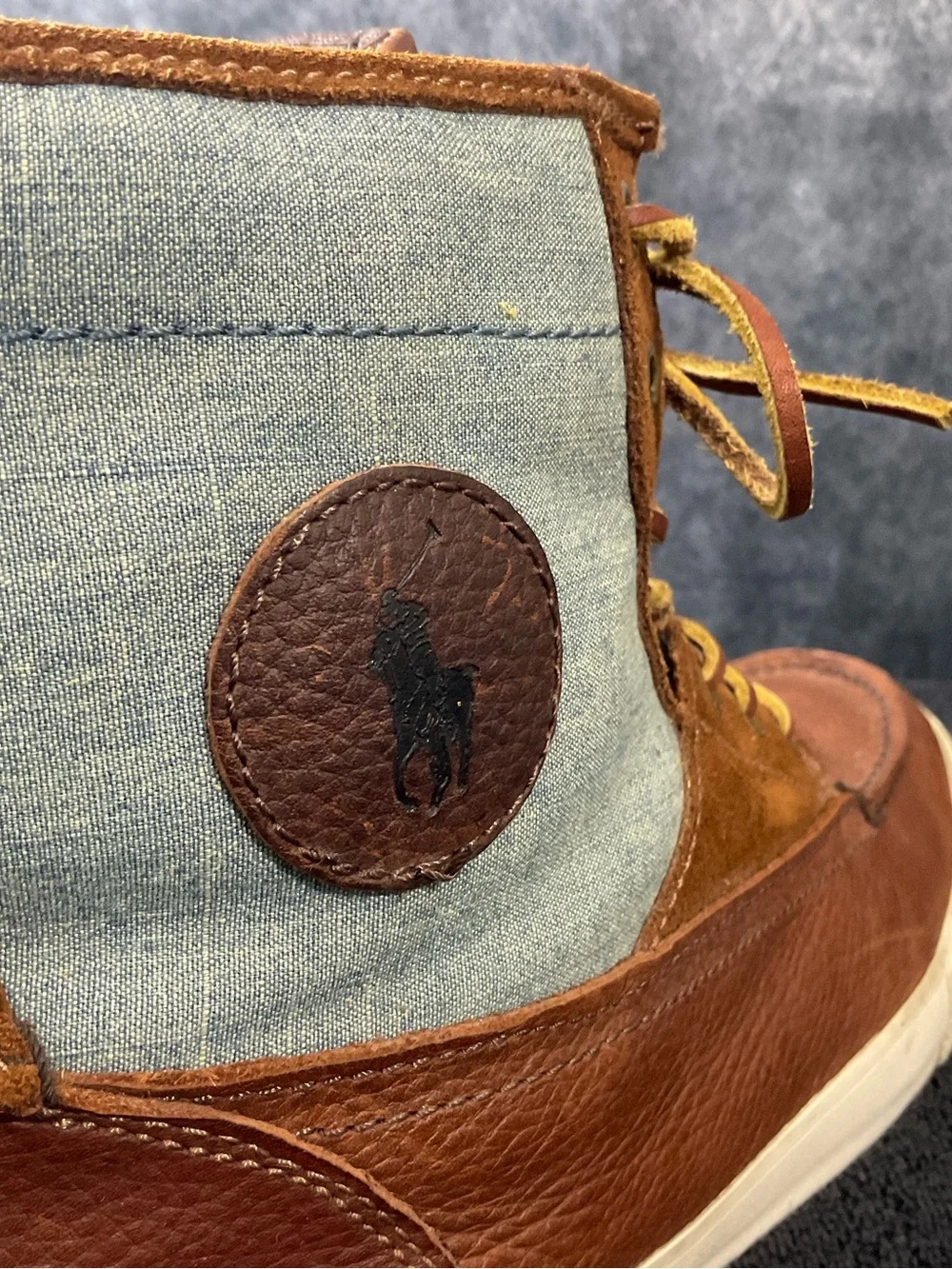 Polo by Ralph Lauren Size 12 Tynedale Brown Leather Boots